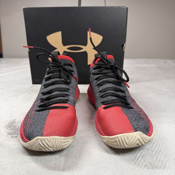 Under Armour Heat Seeker Shoe Men’s 12.5 Red Black Basketball Sport Athlete main image 4
